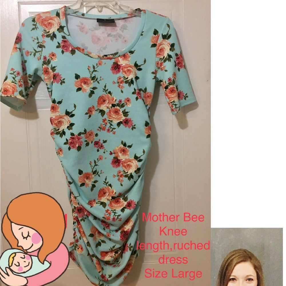 Maternity Dress. Perfect for a Spring Event!